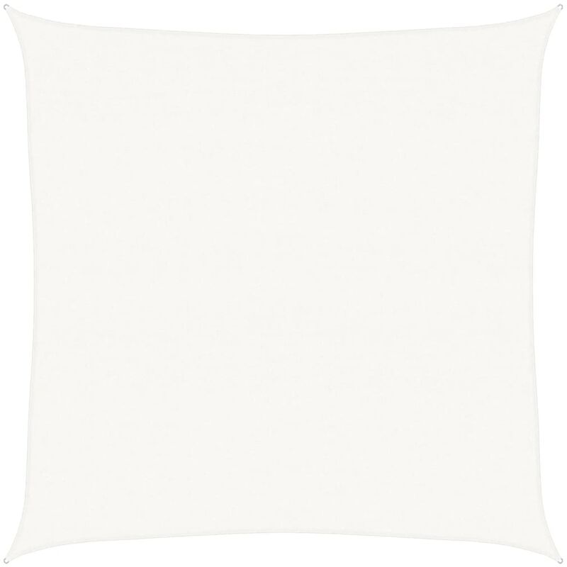 

vidaXL Toldo de vela blanco HDPE 160 g/m² 7x7 m - Blanco