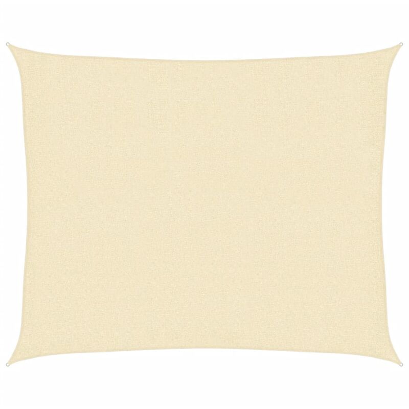 

Toldo de vela crema HDPE 160 g/m² 2,5x3 m - Crema - Vidaxl