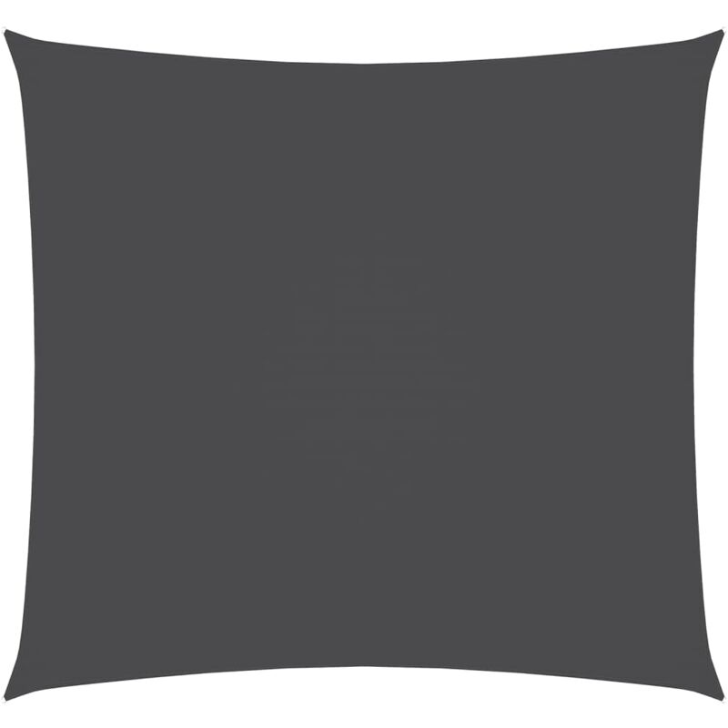 

vidaXL Toldo de vela cuadrado de tela oxford gris antracita 2,5x2,5 m - Antracita