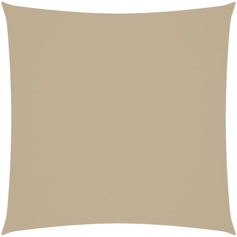

vidaXL Toldo de vela cuadrado de tela oxford beige 2,5x2,5 m - Beige