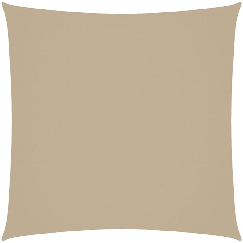 

vidaXL Toldo de vela cuadrado de tela oxford beige 6x6 m - Beige