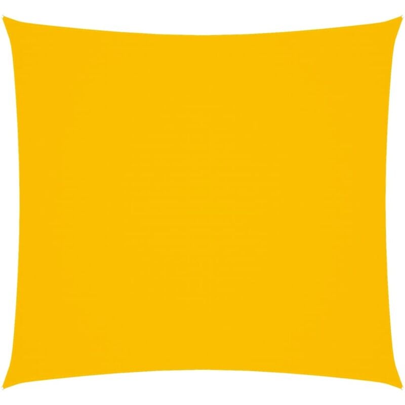 

Toldo de vela cuadrado de tela oxford amarillo 2x2 m - Amarillo - Vidaxl