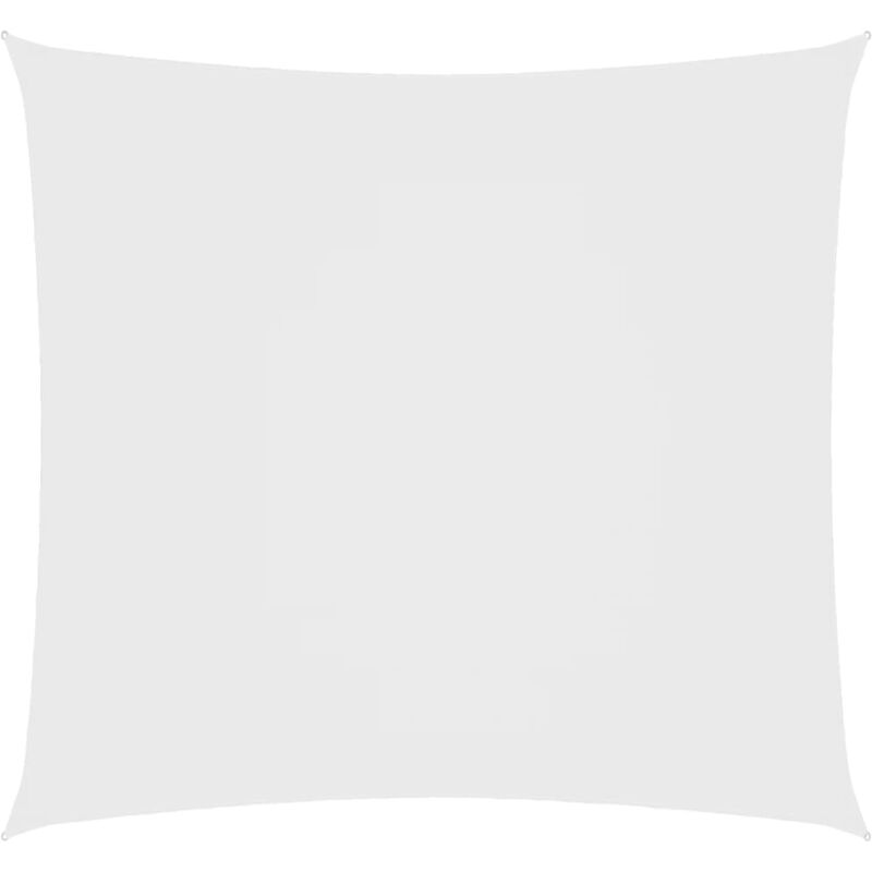 

Toldo de vela cuadrado de tela oxford blanco 2x2 m - Blanco - Vidaxl