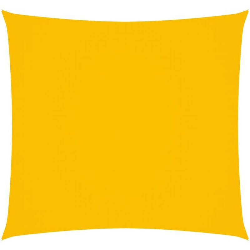 

vidaXL Toldo de vela cuadrado de tela oxford amarillo 4x4 m - Amarillo