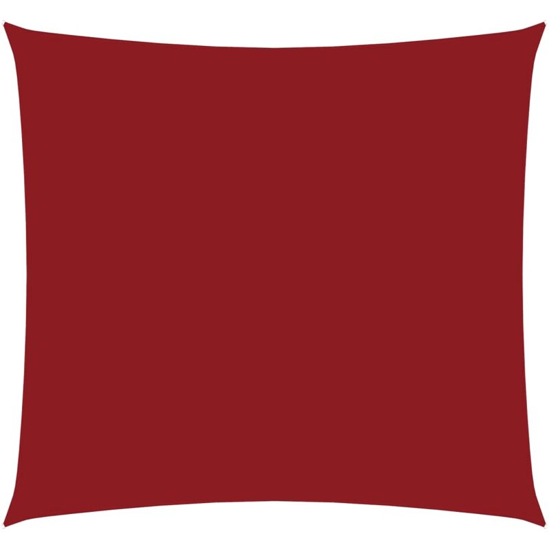 

vidaXL Toldo de vela cuadrado tela oxford rojo 3,6x3,6 m - Rojo