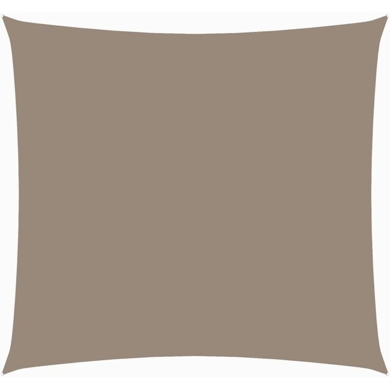 

vidaXL Toldo de vela cuadrado de tela oxford gris taupe 4,5x4,5 m - Gris Topo