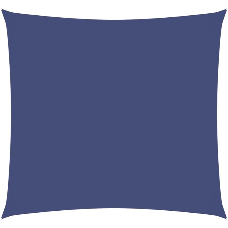 

vidaXL Toldo de vela cuadrado de tela oxford azul 2,5x2,5 m - Azul