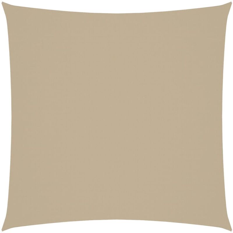 

vidaXL Toldo de vela cuadrado de tela oxford beige 5x5 m - Beige