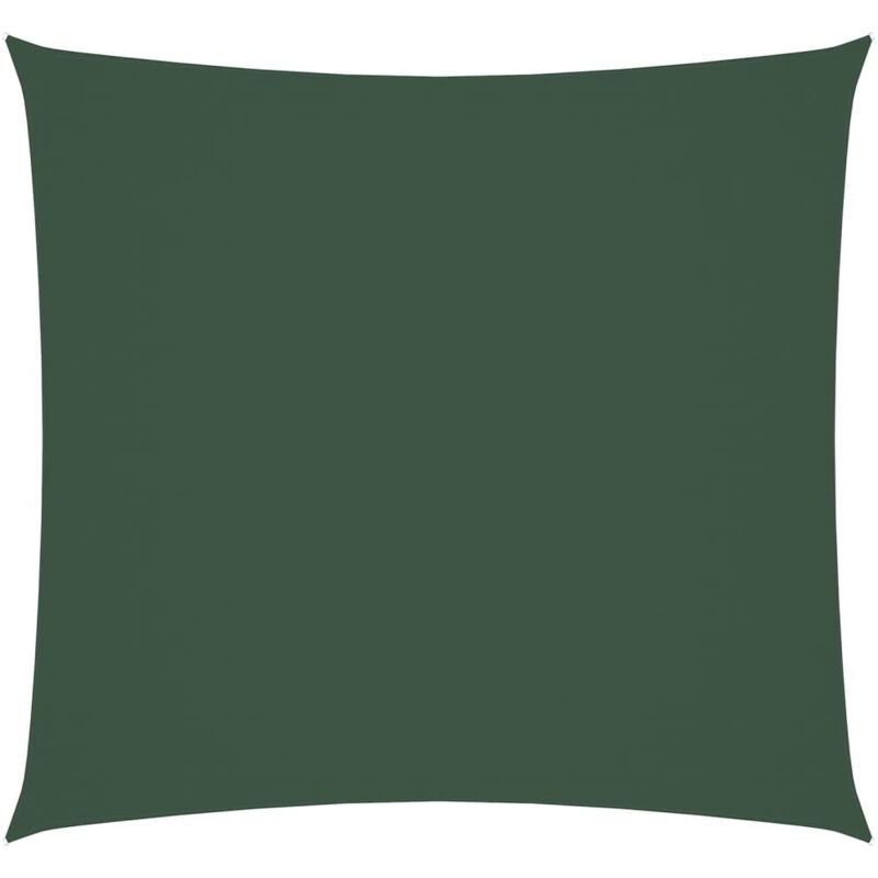 

vidaXL Toldo de vela cuadrado de tela oxford verde oscuro 7x7 m - Verde