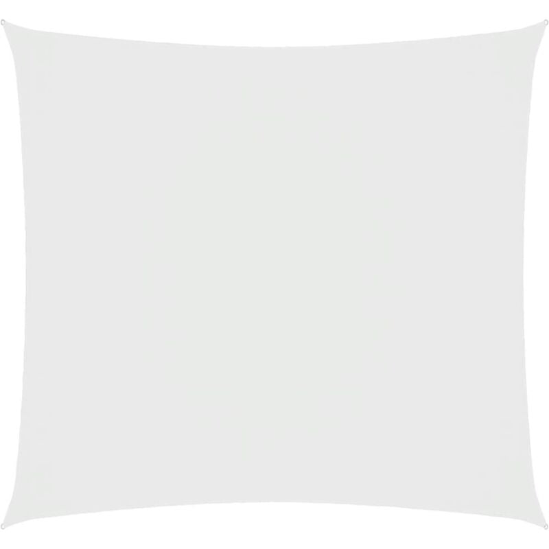 

vidaXL Toldo de vela cuadrado de tela oxford blanco 7x7 m - Blanco