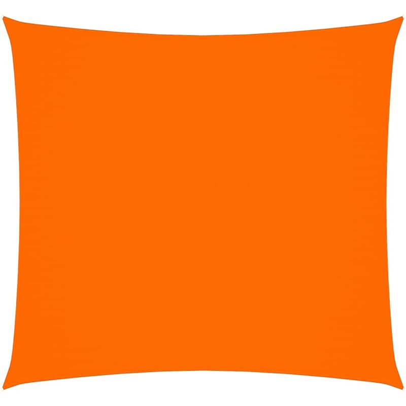 

vidaXL Toldo de vela cuadrado de tela oxford naranja 6x6 m - Naranja