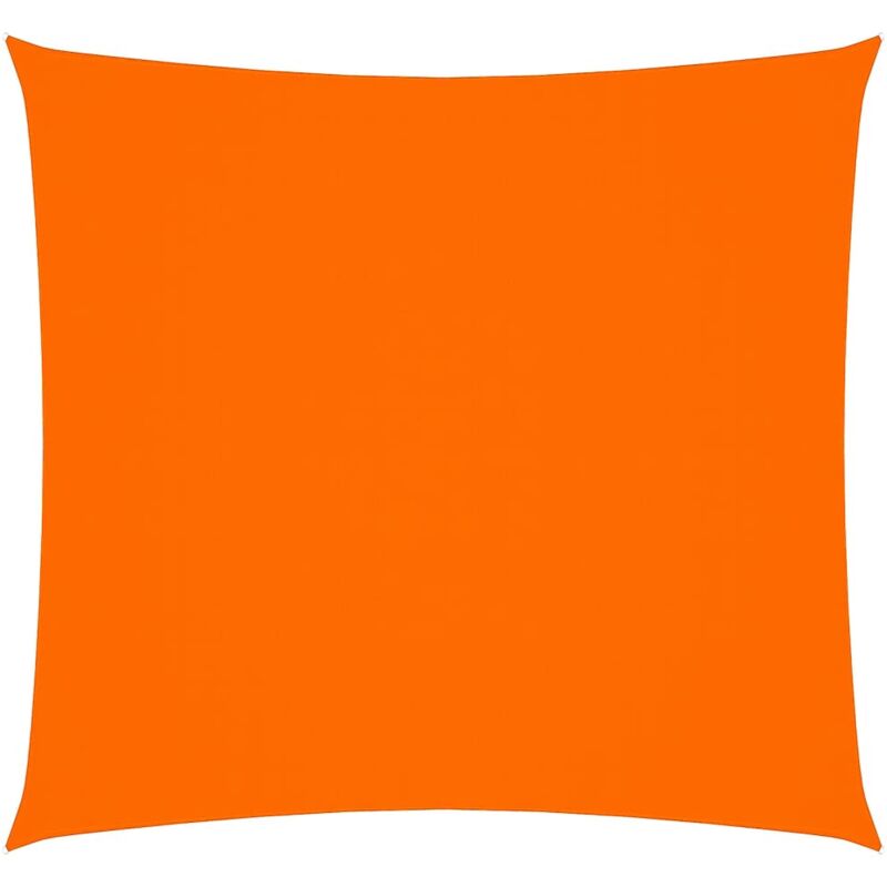 

vidaXL Toldo de vela cuadrado de tela oxford naranja 2,5x2,5 m - Naranja