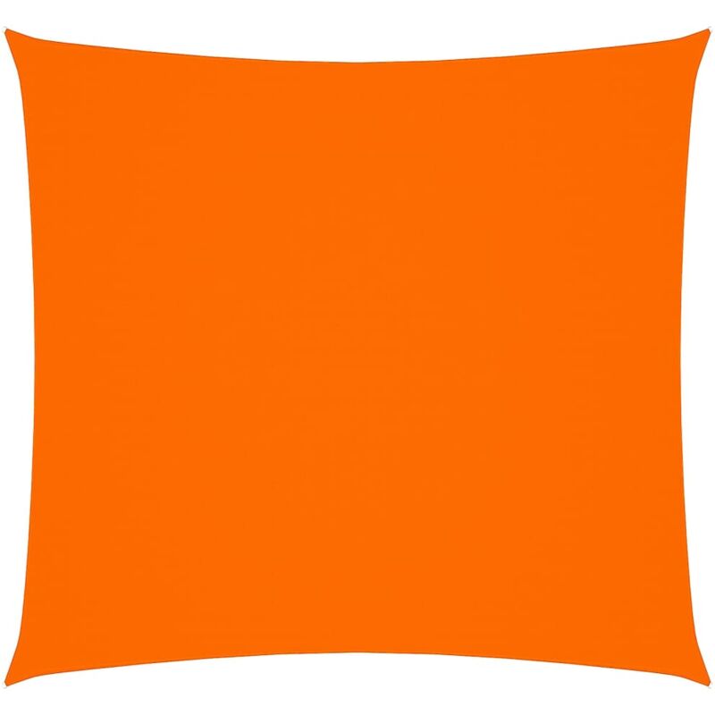 

vidaXL Toldo de vela cuadrado de tela oxford naranja 7x7 m - Naranja