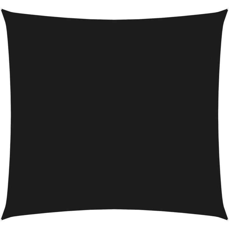 

vidaXL Toldo de vela cuadrado de tela oxford negro 4,5x4,5 m - Negro
