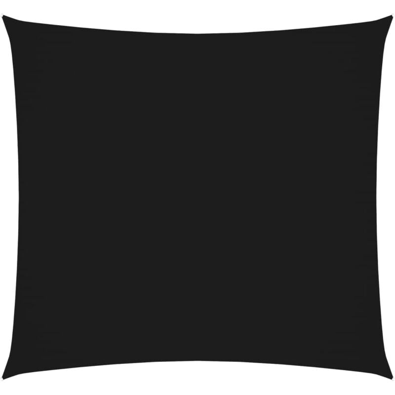 

vidaXL Toldo de vela cuadrado de tela oxford negro 4x4 m - Negro