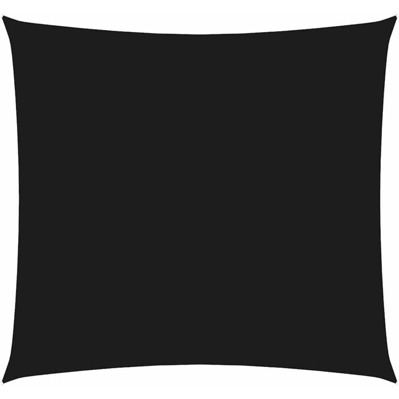 

Toldo de vela cuadrado de tela oxford negro 2x2 m - Negro - Vidaxl