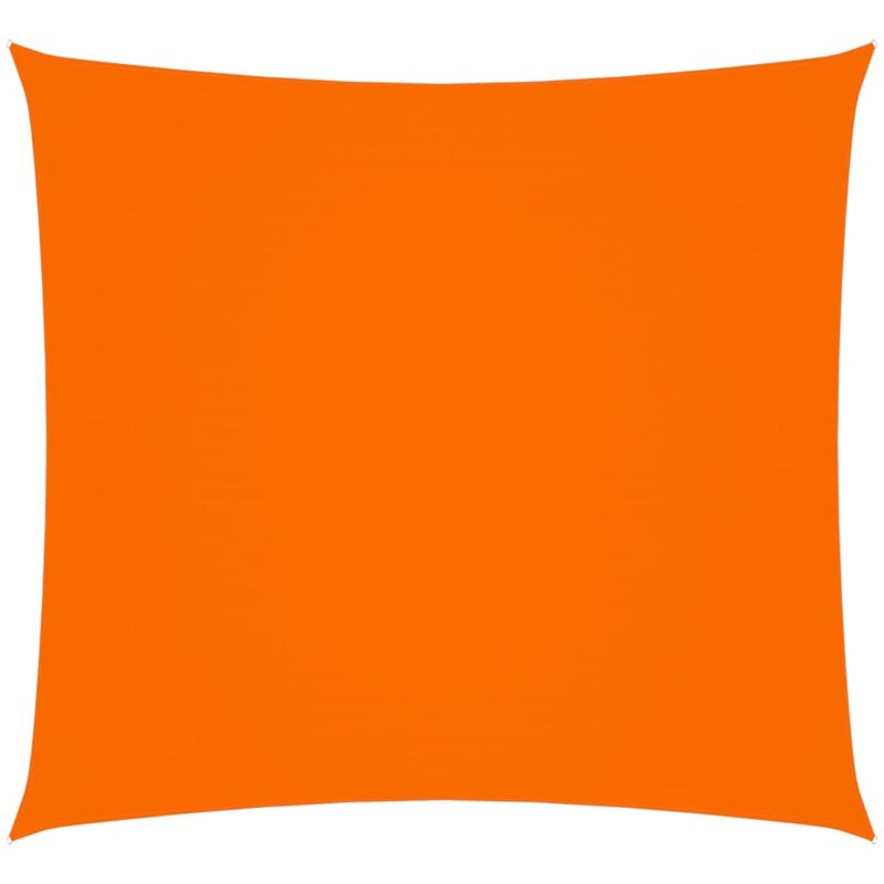 

vidaXL Toldo de vela cuadrado de tela oxford naranja 4x4 m - Naranja
