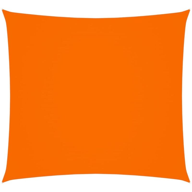 

vidaXL Toldo de vela cuadrado de tela oxford naranja 5x5 m - Naranja