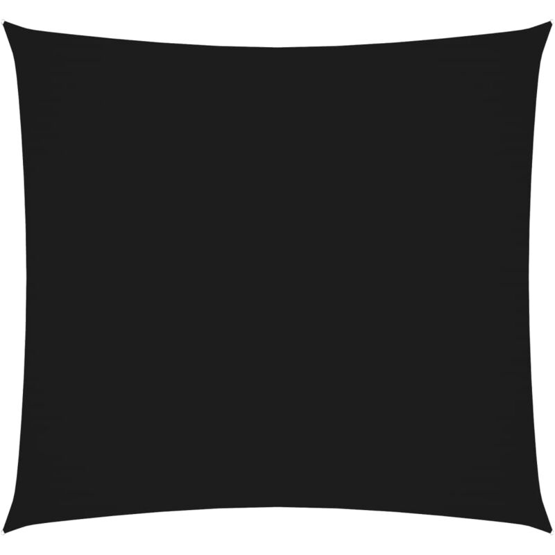 

vidaXL Toldo de vela cuadrado tela oxford negro 3,6x3,6 m - Negro