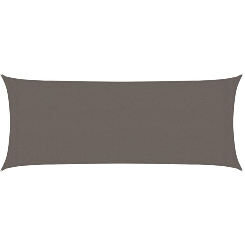 

vidaXL Toldo de vela gris antracita HDPE 160 g/m² 2x5 m - Antracita