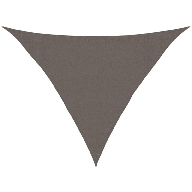 

vidaXL Toldo de vela gris antracita HDPE 160 g/m² 3,5x3,5x4,9 m - Antracita