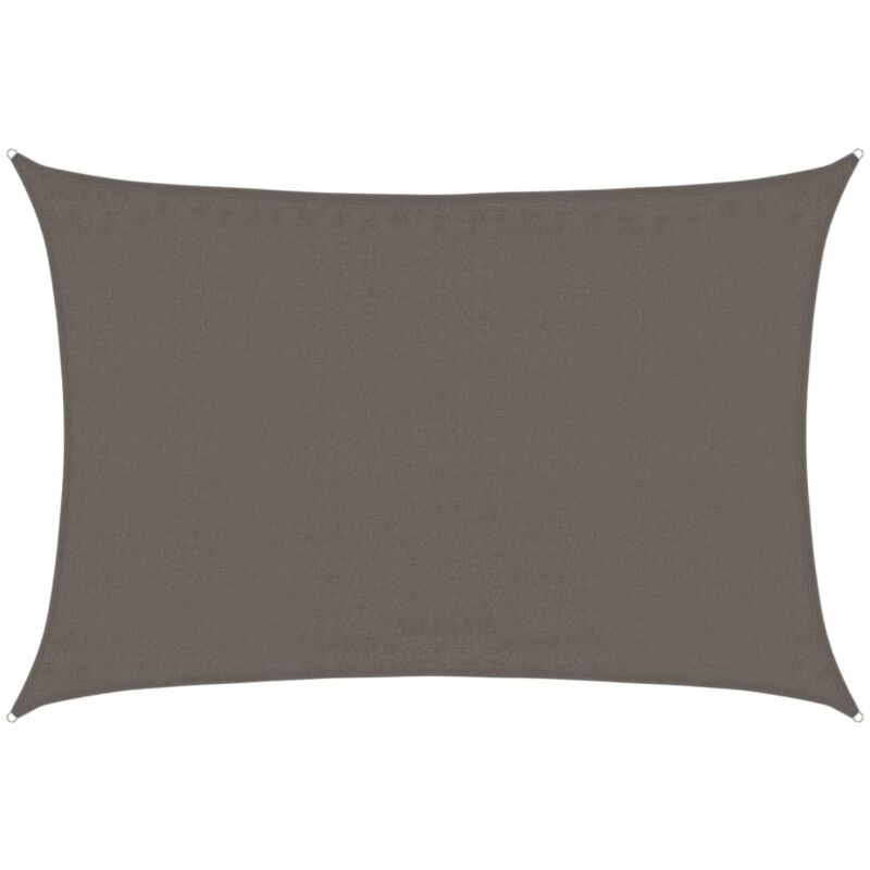 

vidaXL Toldo de vela gris antracita HDPE 160 g/m² 3,5x4,5 m - Antracita