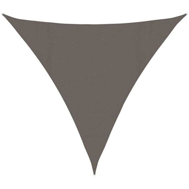 

vidaXL Toldo de vela gris antracita HDPE 160 g/m² 4x4x4 m - Antracita