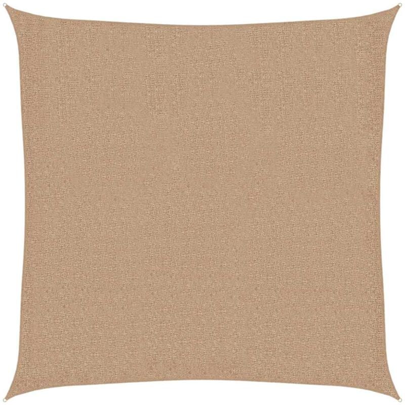 

vidaXL Toldo de vela gris taupe HDPE 160 g/m² 3x3 m - Gris Topo