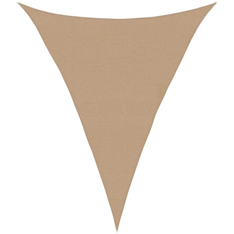 

vidaXL Toldo de vela gris taupe HDPE 160 g/m² 4x5x5 m - Gris Topo