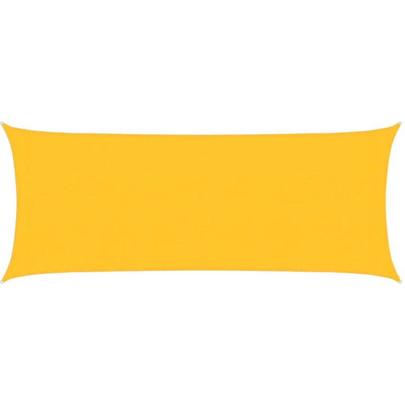 

vidaXL Toldo de vela HDPE amarillo 160 g/m² 2x5 m - Amarillo