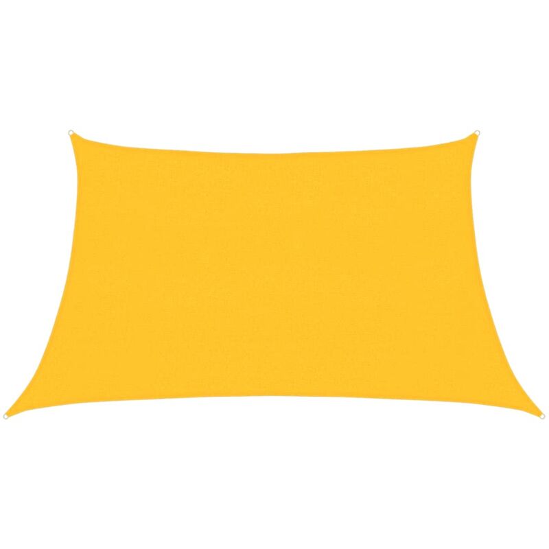 

vidaXL Toldo de vela HDPE amarillo 160 g/m² 3/4x2 m - Amarillo