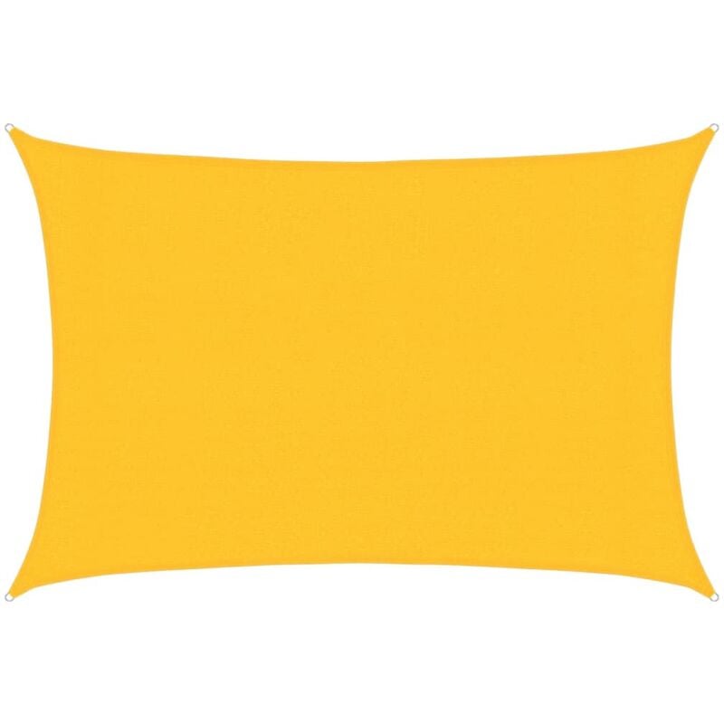 

Toldo de vela HDPE amarrilo 160 g/m² 3x5 m - Amarillo - Vidaxl