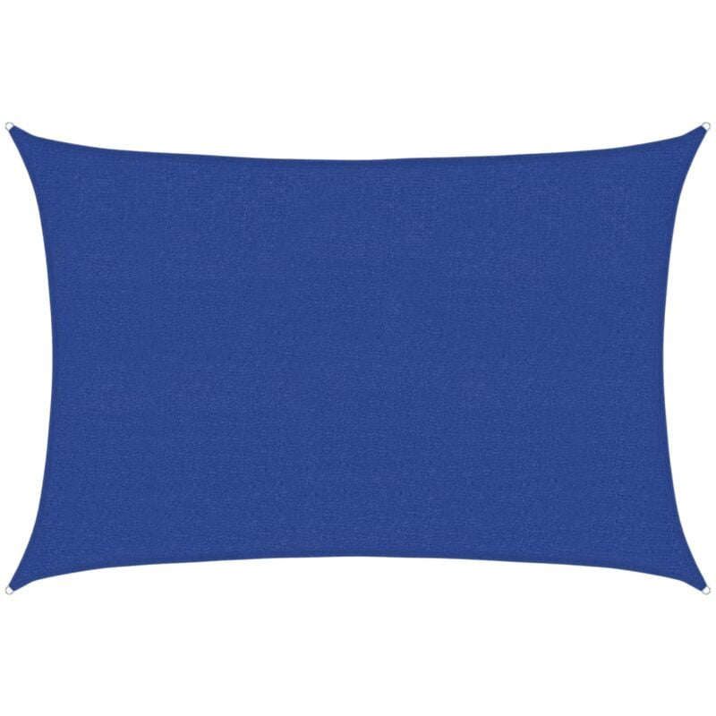 

vidaXL Toldo de vela HDPE azul 160 g/m² 2,5x4 m - Azul