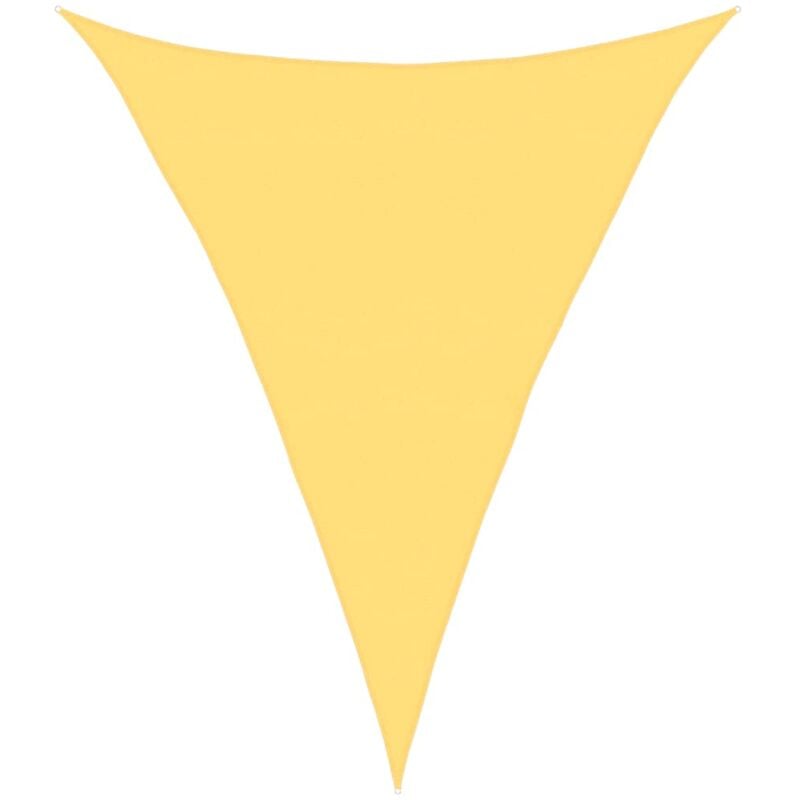 

vidaXL Toldo de vela HDPE beige 160 g/m² 5x7x7 m - Beige