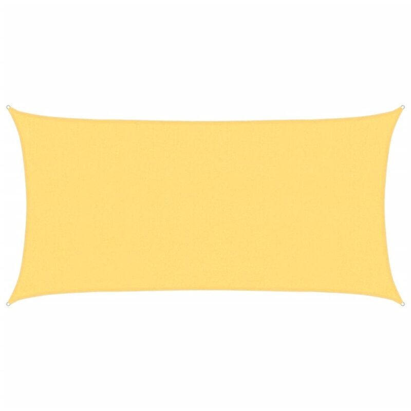 

vidaXL Toldo de vela HDPE beige 160 g/m² 2x3,5 m - Beige