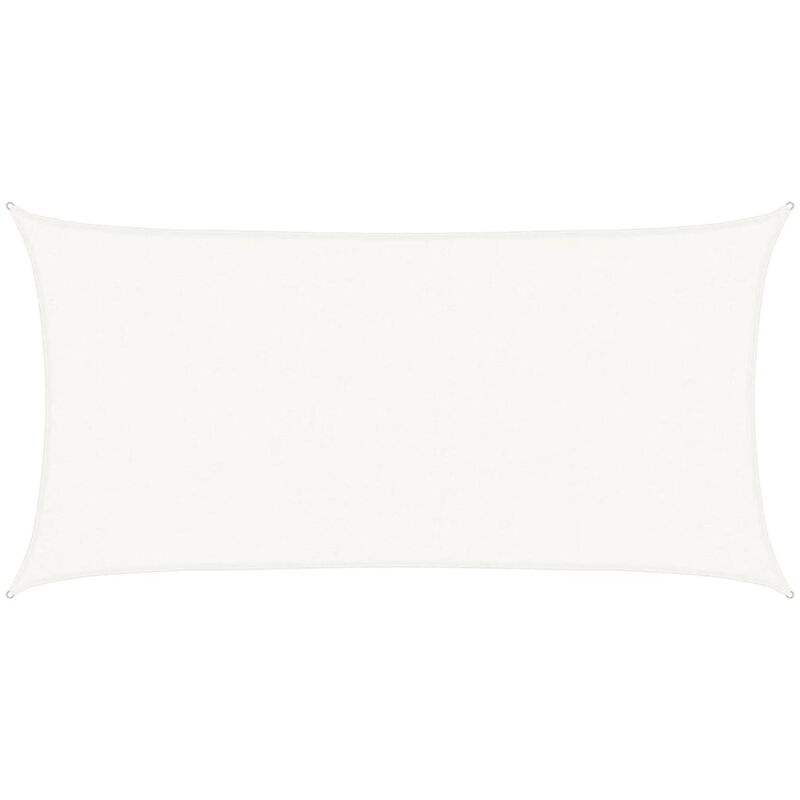

vidaXL Toldo de vela HDPE blanco 160 g/m² 2x3,5 m - Blanco
