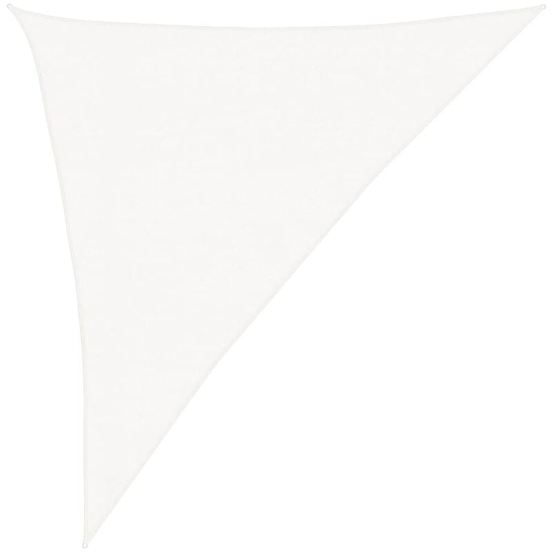 

vidaXL Toldo de vela HDPE blanco 160 g/m² 3x4x5 m - Blanco