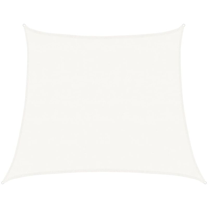 

vidaXL Toldo de vela HDPE blanco 160 g/m² 4/5x4 m - Blanco