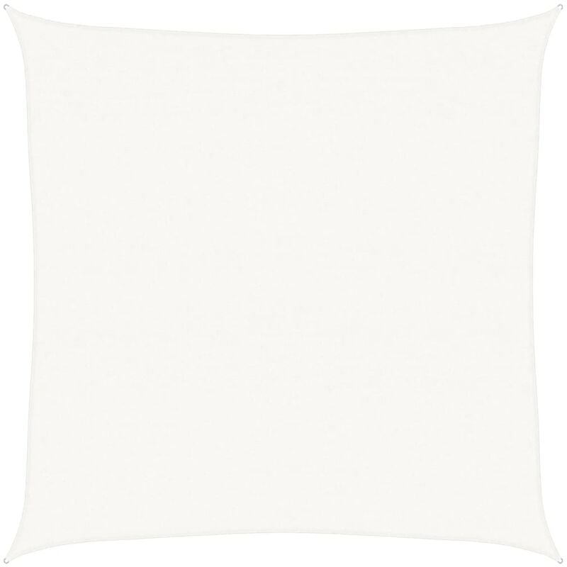 

vidaXL Toldo de vela HDPE blanco 160 g/m² 4,5x4,5 m - Blanco