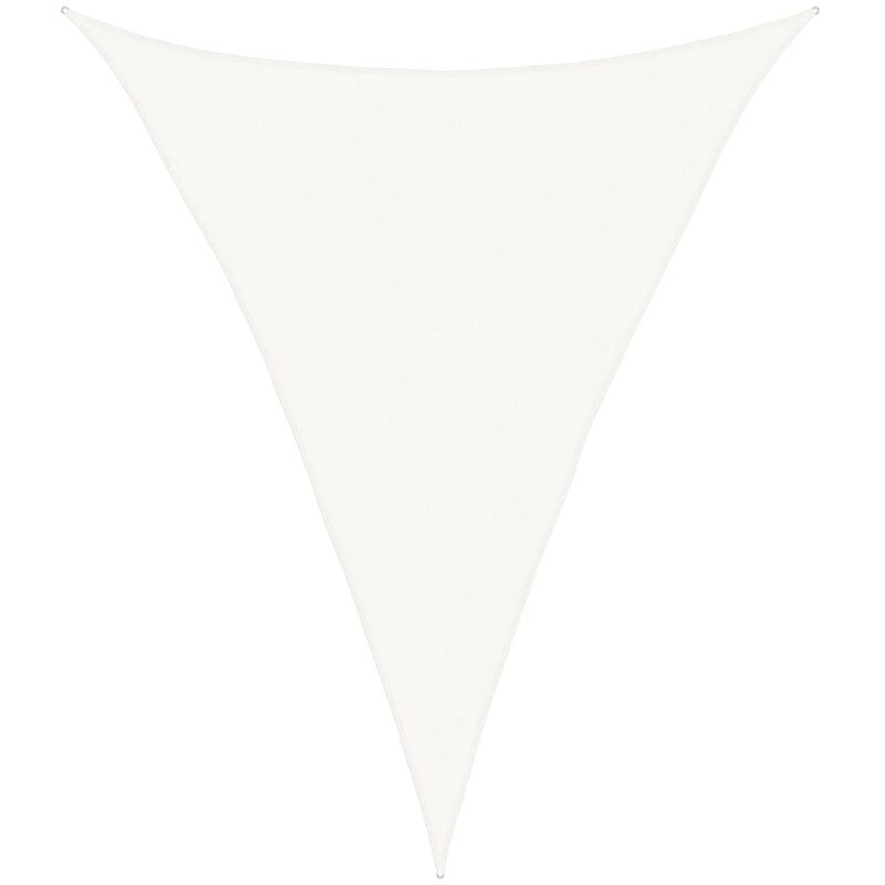 

vidaXL Toldo de vela HDPE blanco 160 g/m² 4x5x5 m - Blanco