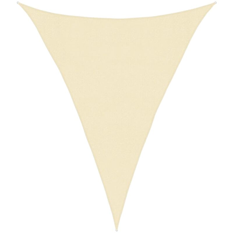

Toldo de vela HDPE color crema 160 g/m² 3x4x4 m - Crema - Vidaxl