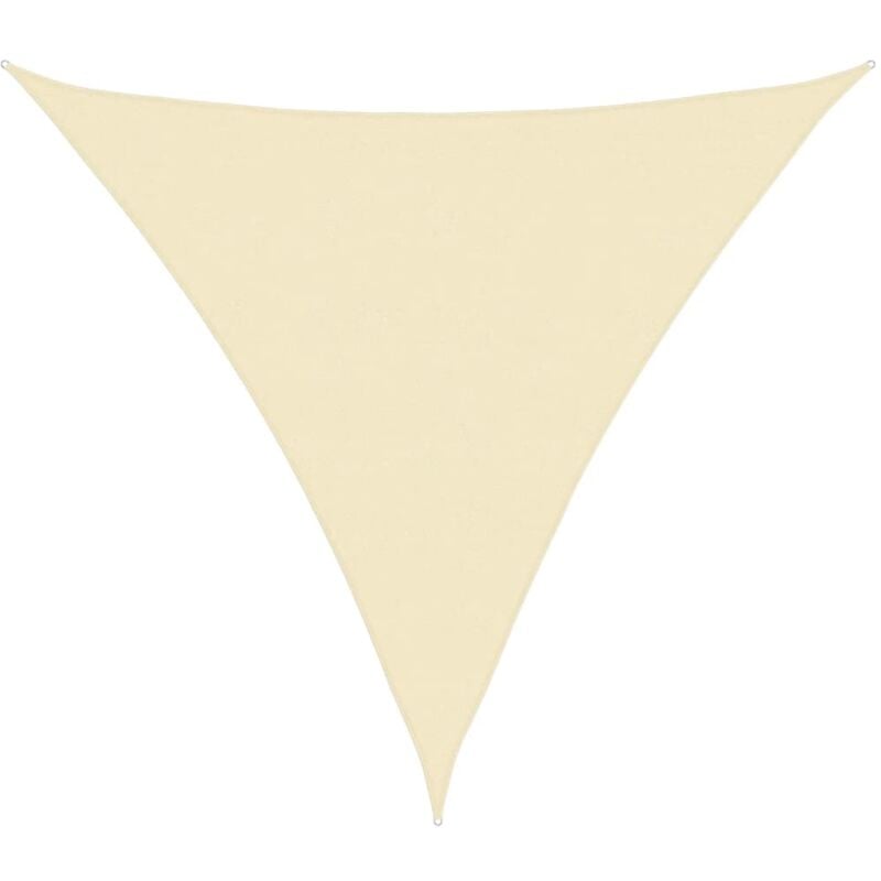 

Toldo de vela HDPE crema 160 g/m² 6x6x6 m - Crema - Vidaxl