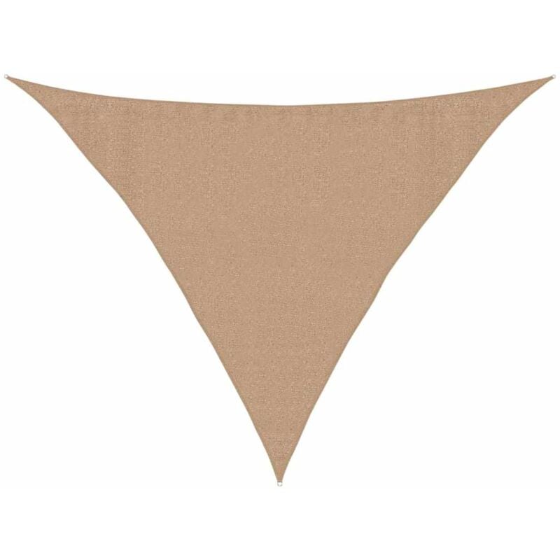 

vidaXL Toldo de vela HDPE gris taupe 160 g/m² 3,5x3,5x4,9 m - Gris Topo