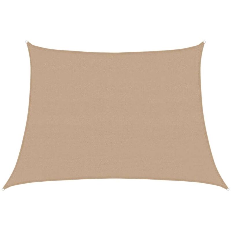 

vidaXL Toldo de vela HDPE gris taupe 160 g/m² 4/5x3 m - Gris Topo