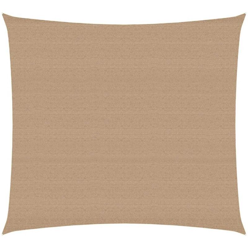 

vidaXL Toldo de vela HDPE gris taupe 160 g/m² 4x4 m - Gris Topo