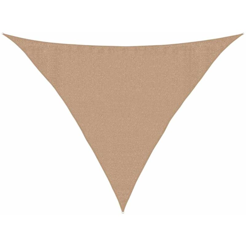 

vidaXL Toldo de vela HDPE gris taupe 160 g/m² 4x4x5,8 m - Gris Topo