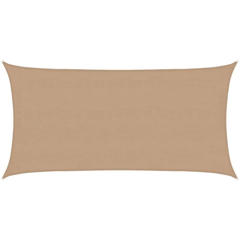 

Toldo de vela HDPE gris taupe 160 g/m² 4x7 m - Gris Topo - Vidaxl