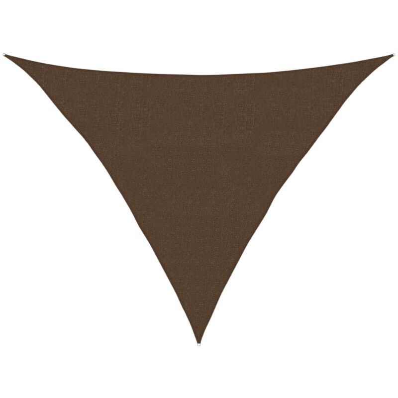 

Toldo de vela HDPE marrón 160 g/m² 2,5x2,5x3,5 m - Marrón - Vidaxl