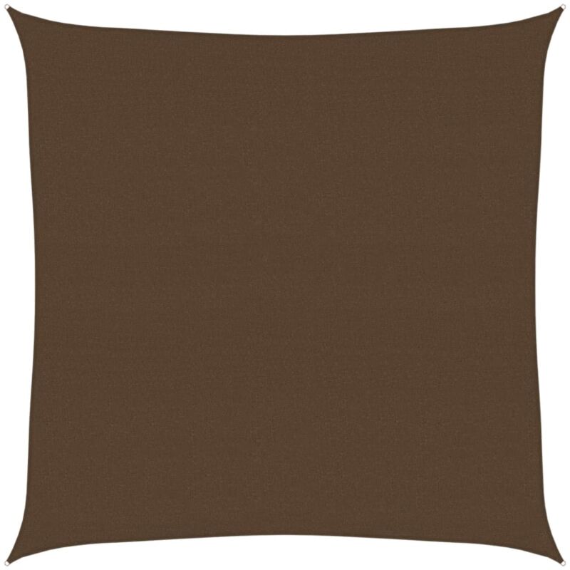 

vidaXL Toldo de vela HDPE marrón 160 g/m² 4,5x4,5 m - Marrón