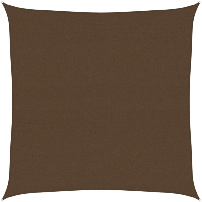 

vidaXL Toldo de vela HDPE marrón 160 g/m² 4x4 m - Marrón